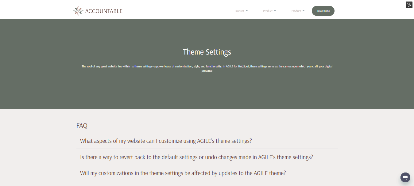 Theme-Settings